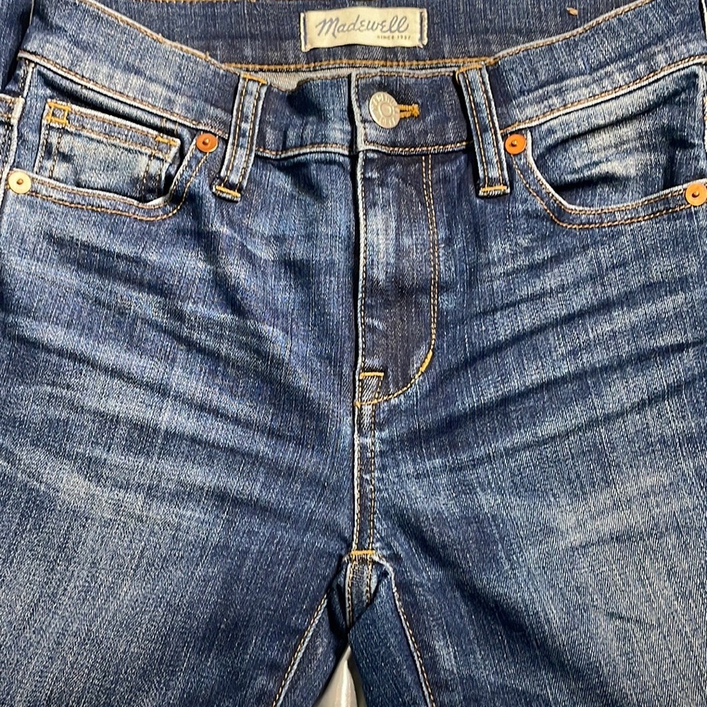 Madewell High Riser Skinny Denim Jeans Size 24